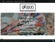 Tablet Screenshot of gibson-designstudio.com